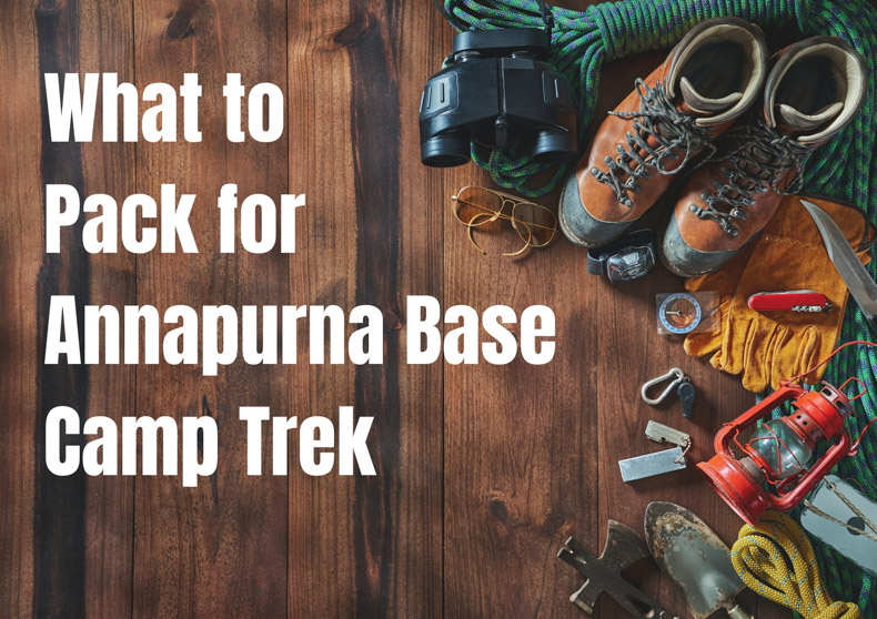 annapurna base camp trek kit list