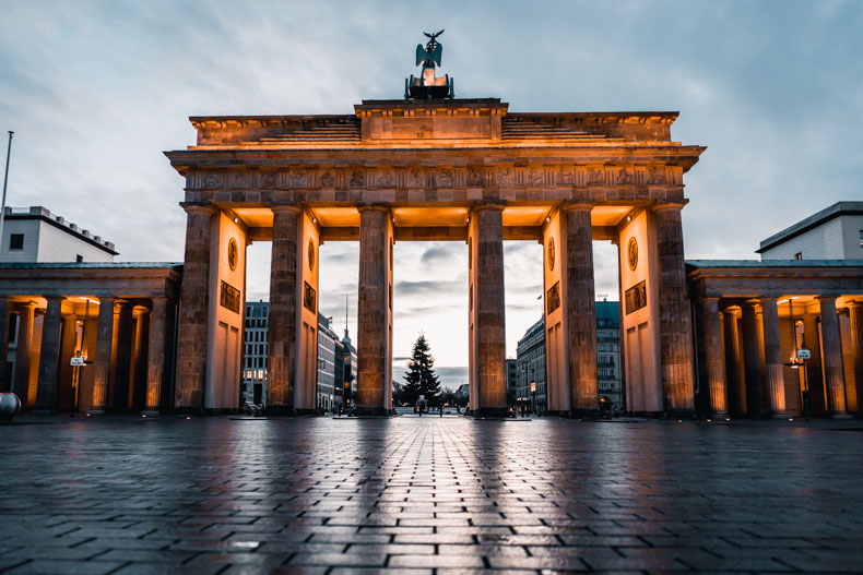 Brandenburg Gate at Sunrise Berlin