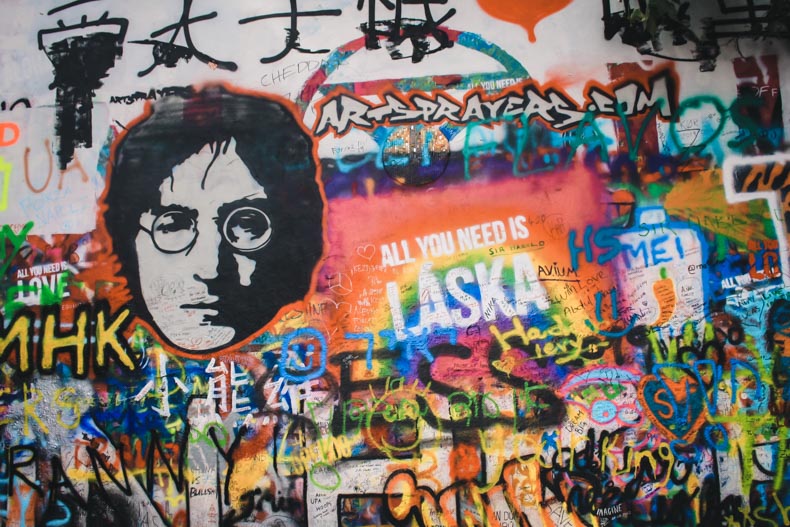 Prague John Lennon Wall Instagram Photo Spot