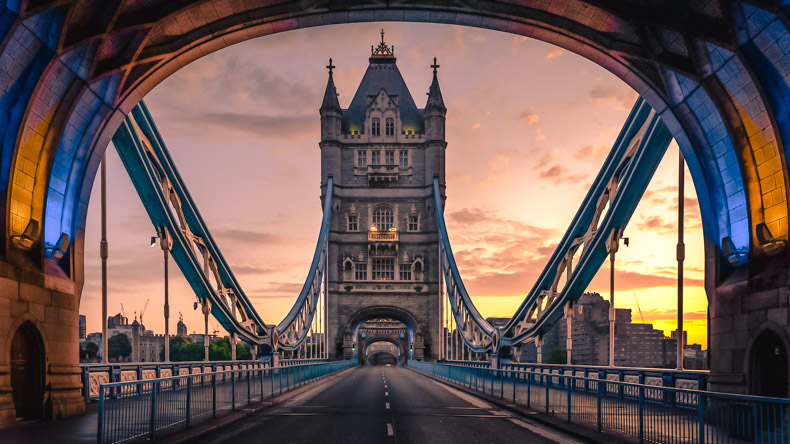 London Sunset Tower Bridge