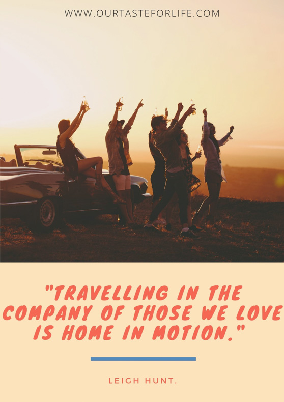 Trip with Friends Quote