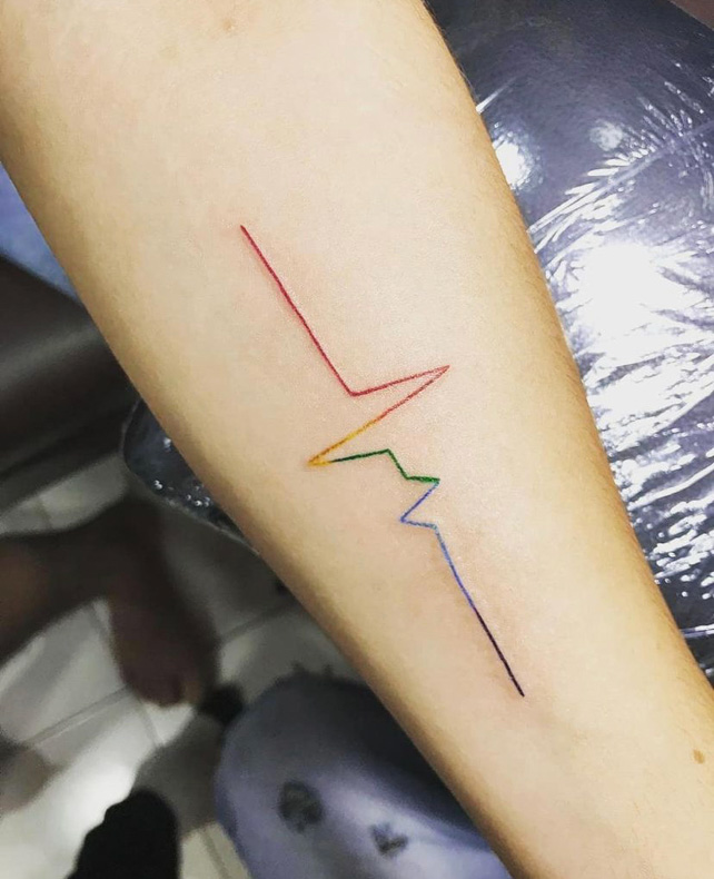 Lgbt Triangle Tattoo