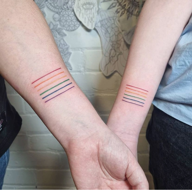 Lesbian Couple Tattoo