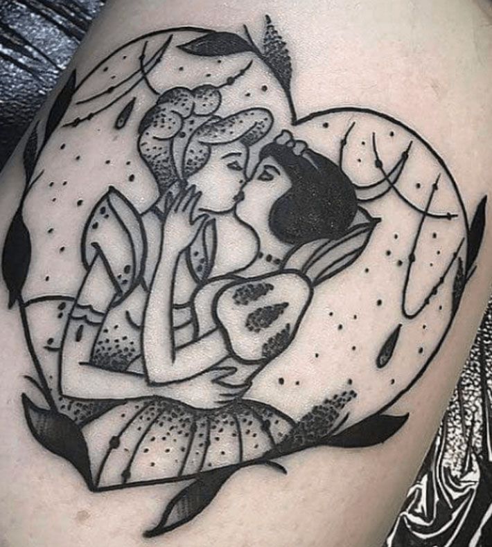 Japanese Forbidden Love Tattoo