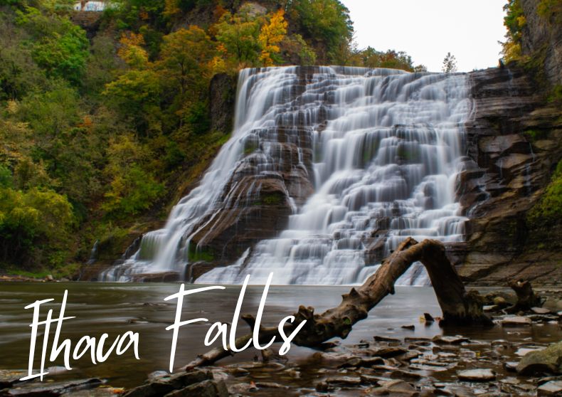 Ithaca Waterfalls in Finger Lakes